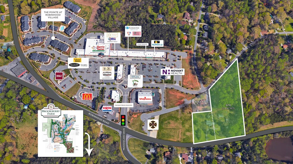 More Photos Of 5125 Robinhood Rd, Winston-Salem Land For Sale