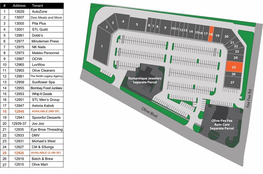 More Photos Of 12915-13029 Olive Blvd, Creve Coeur Unknown For Lease