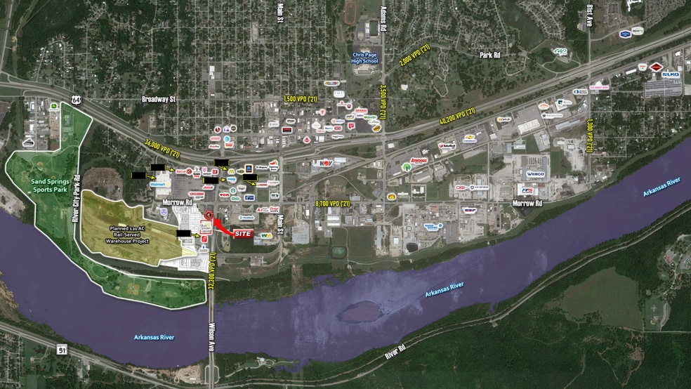 Primary Photo Of 440 Wilson Ave, Sand Springs Storefront For Lease