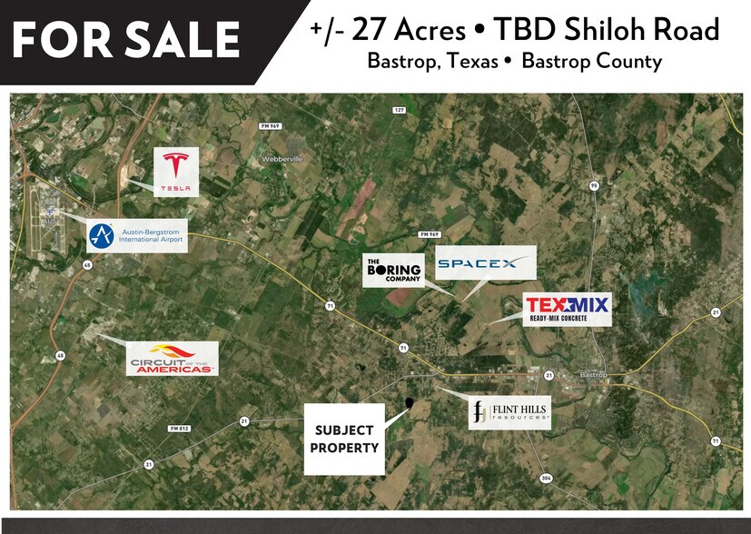 More Photos Of TBD (27 Acres) Shiloh Road, Bastrop Land For Sale