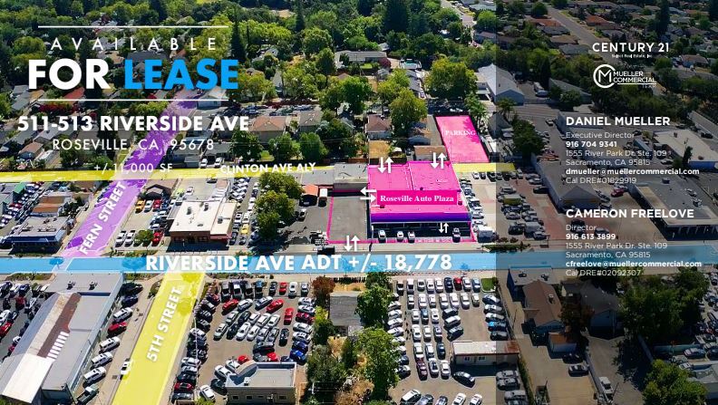 More Photos Of 511-513 Riverside Ave, Roseville Freestanding For Lease