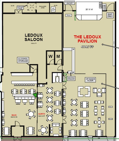 More Photos Of 158 Johnson St, Big Horn Restaurant For Lease