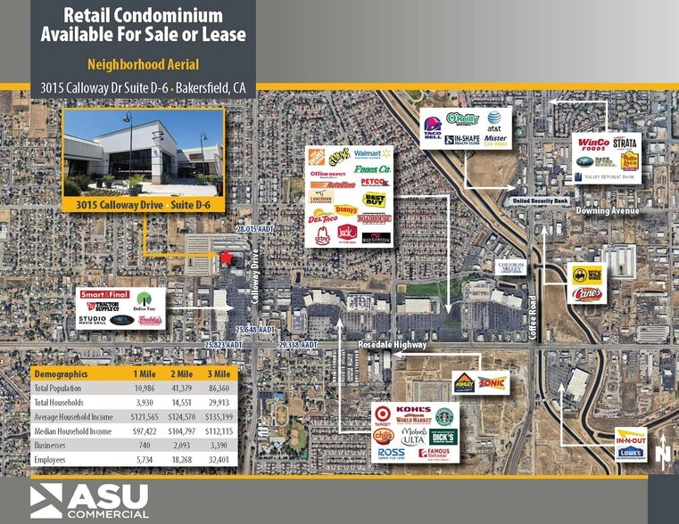 More Photos Of 3015 Calloway Dr, Bakersfield Storefront Retail Office For Lease