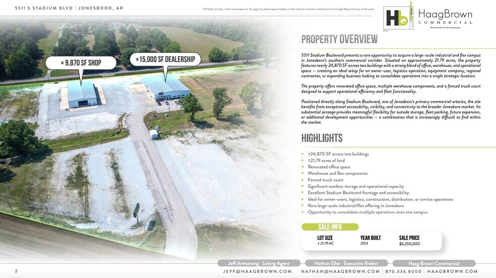 More Photos Of 5511 Stadium Blvd, Jonesboro Showroom For Sale