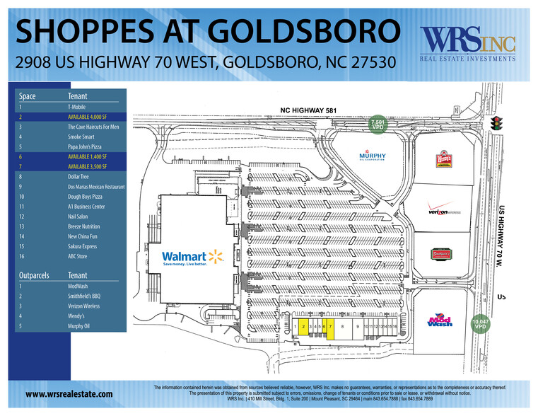 Primary Photo Of 2910 W Us-70 Hwy, Goldsboro Unknown For Lease