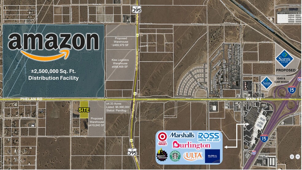 Primary Photo Of Phelan Rd @ Los Banos, Hesperia Land For Sale