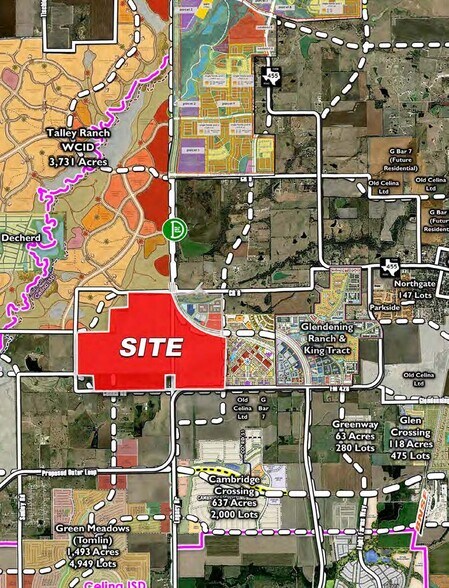 Primary Photo Of Northwest corner of CR 54 and FM 428, Celina Land For Sale