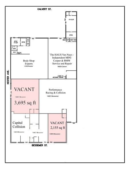 More Photos Of 14855 Bessemer St, Van Nuys Service For Lease