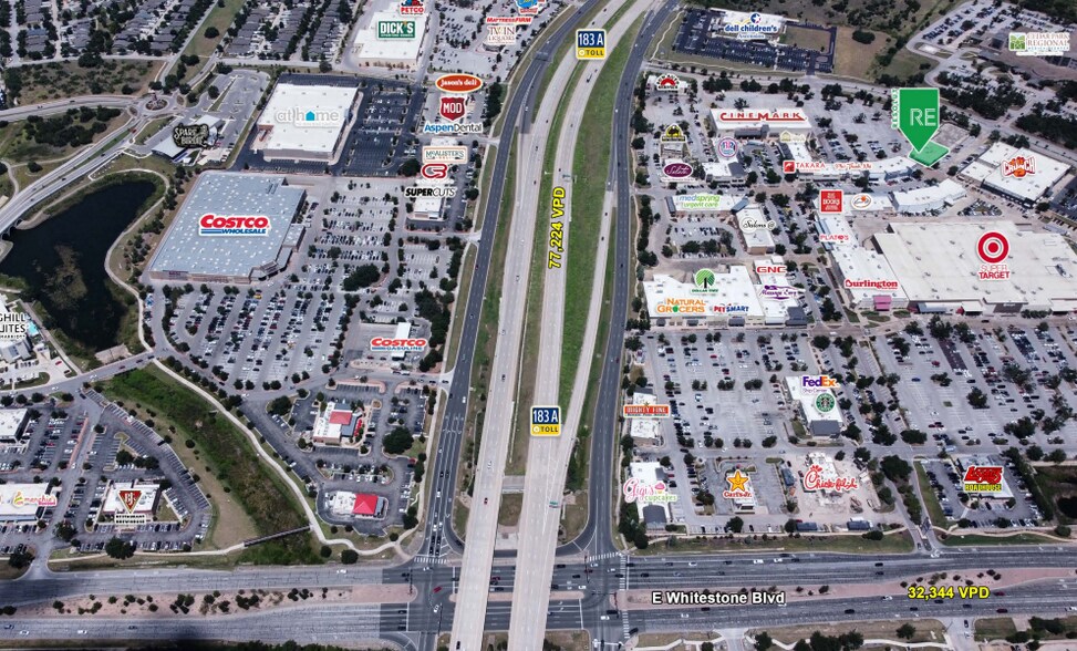 More Photos Of 1335 E Whitestone Blvd, Cedar Park General Retail For Lease