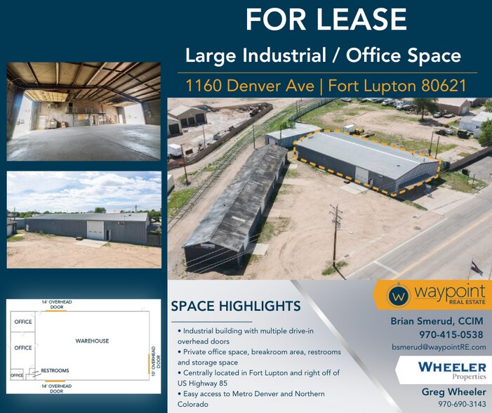 Primary Photo Of 1160 Denver Ave, Fort Lupton Industrial For Lease