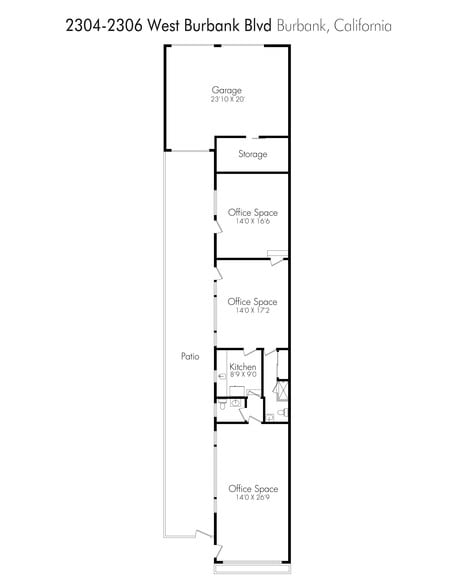 More Photos Of 2304-2306 Burbank blvd, Burbank Office Residential For Sale