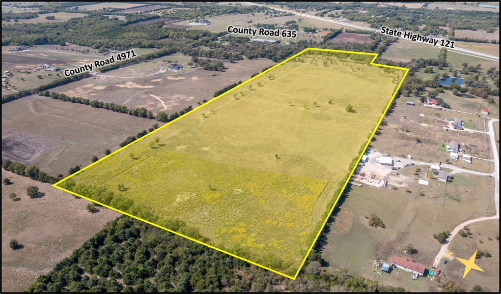 More Photos Of SEC of SH 121 and CR 635, Trenton Land For Sale
