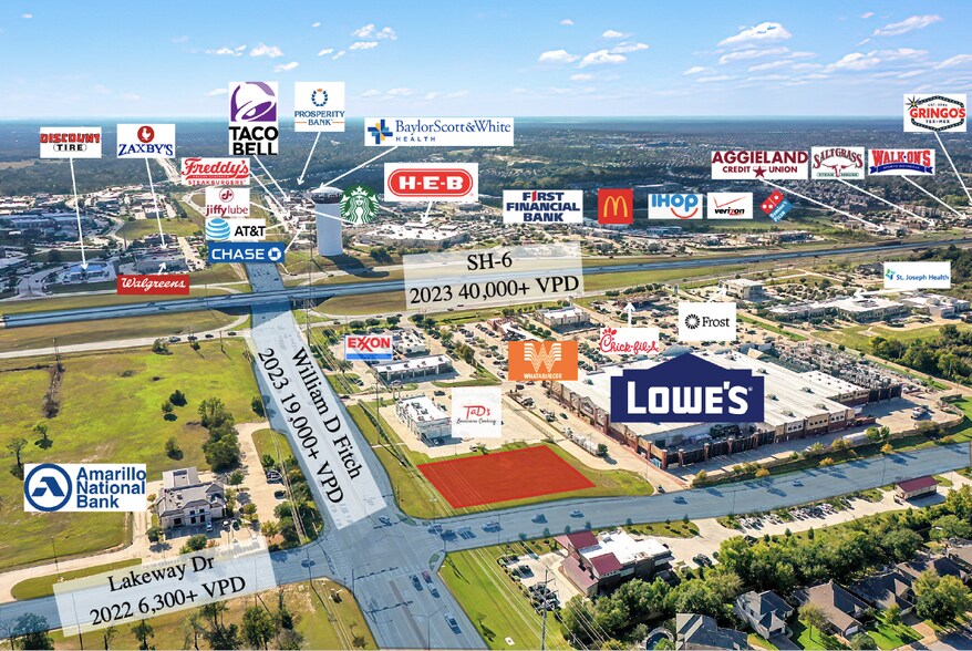 More Photos Of 1171 William D. Fitch Pky, College Station Land For Sale