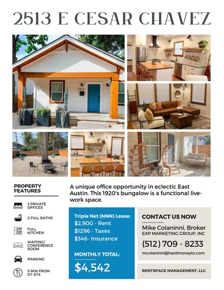 Primary Photo Of 2513 E Cesar Chavez St, Austin Office For Lease