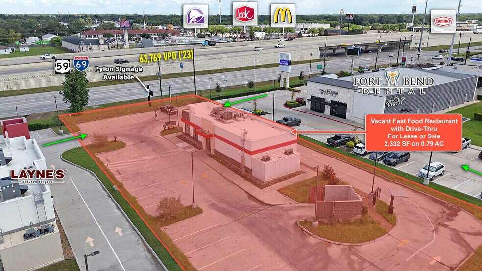 More Photos Of 28211 Southwest Fwy, Rosenberg Fast Food For Sale