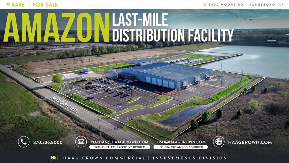 Primary Photo Of 3400 Moore Rd, Jonesboro Distribution For Sale