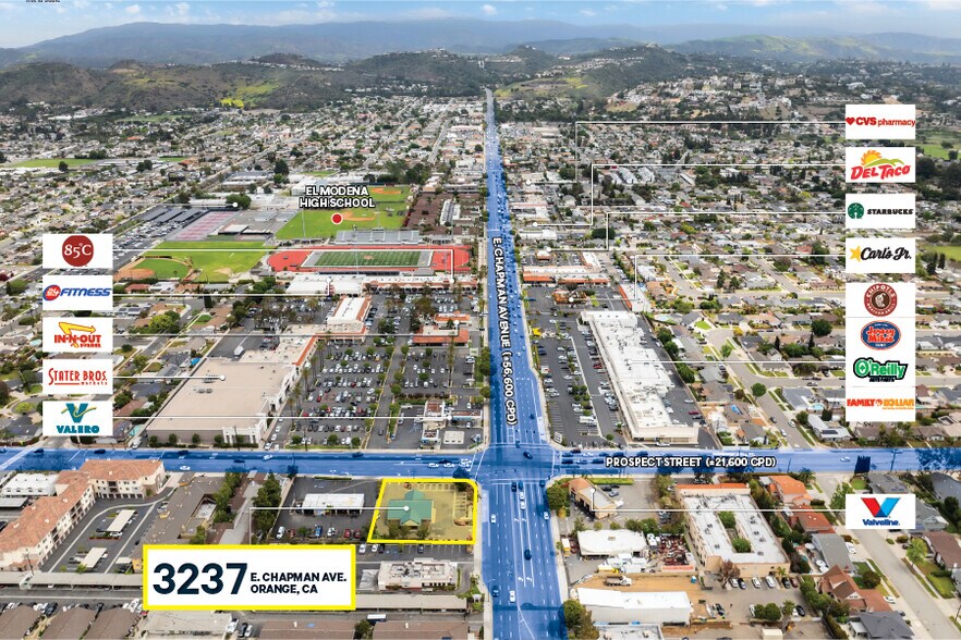 Primary Photo Of 3237 E Chapman Ave, Orange Freestanding For Sale