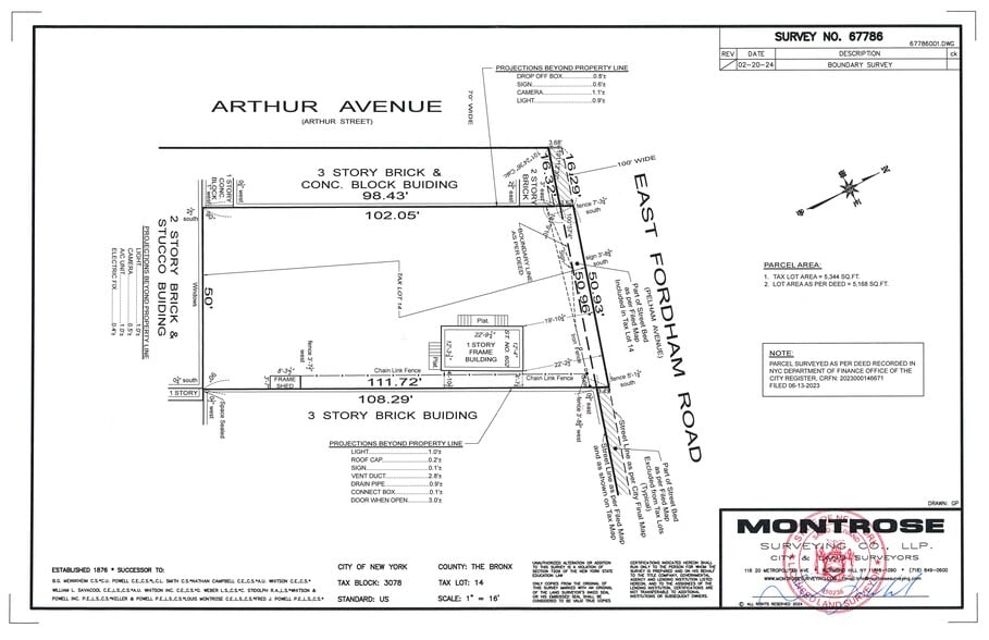 Primary Photo Of 602 E Fordham Rd, Bronx Land For Lease