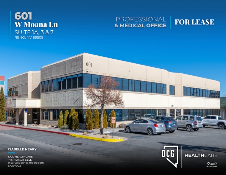 Primary Photo Of 601 W Moana Ln, Reno Medical For Lease