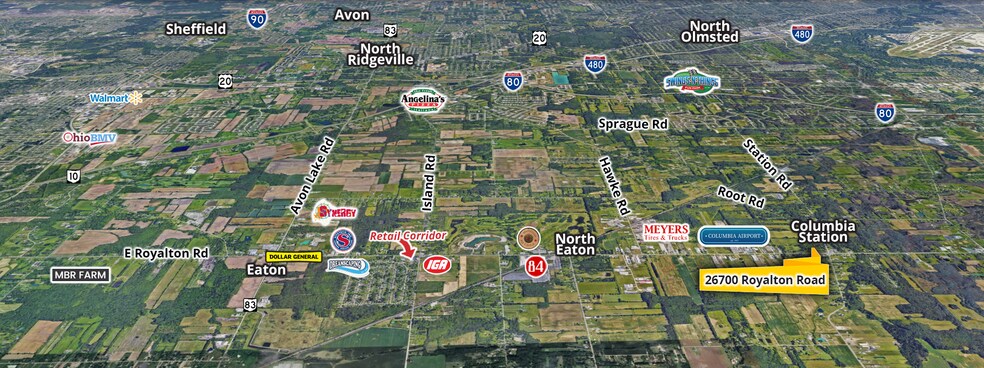 More Photos Of 26700 Royalton Rd, Columbia Station Freestanding For Lease