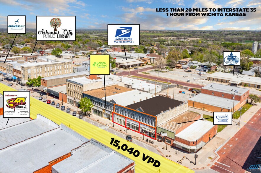 More Photos Of 318 S Summit St, Arkansas City Storefront Retail Office For Sale