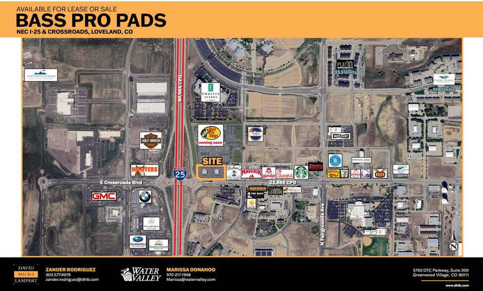 More Photos Of Rodeo Dr & Clydesdale Pky, Loveland Land For Lease