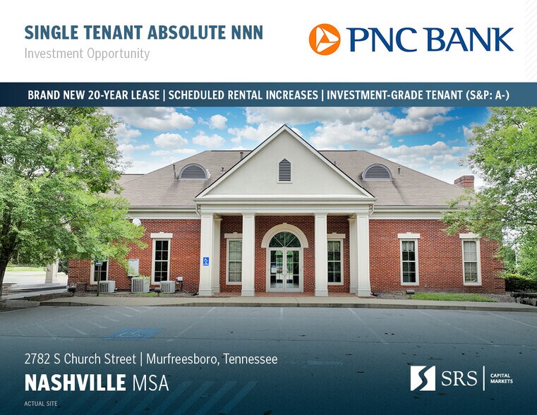 Primary Photo Of 2782 S Church St, Murfreesboro Bank For Sale