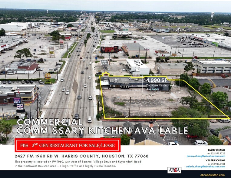 Primary Photo Of 2427 FM 1960 Rd W, Houston Restaurant For Sale
