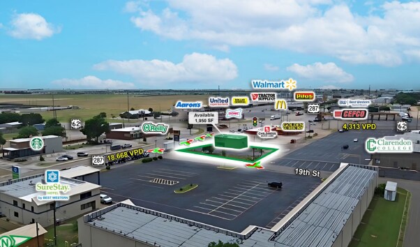 More Photos Of 1902 Avenue F NW, Childress Storefront For Lease