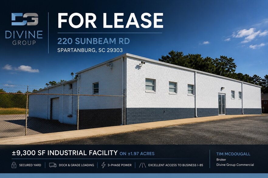 Primary Photo Of 220 Sunbeam Rd, Spartanburg Distribution For Lease