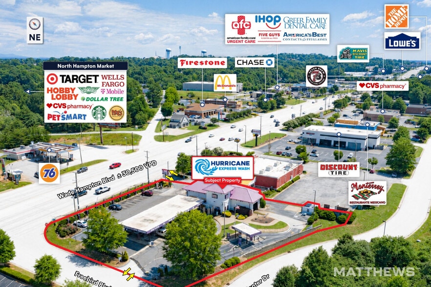More Photos Of 6050 Wade Hampton Blvd, Taylors Carwash For Sale