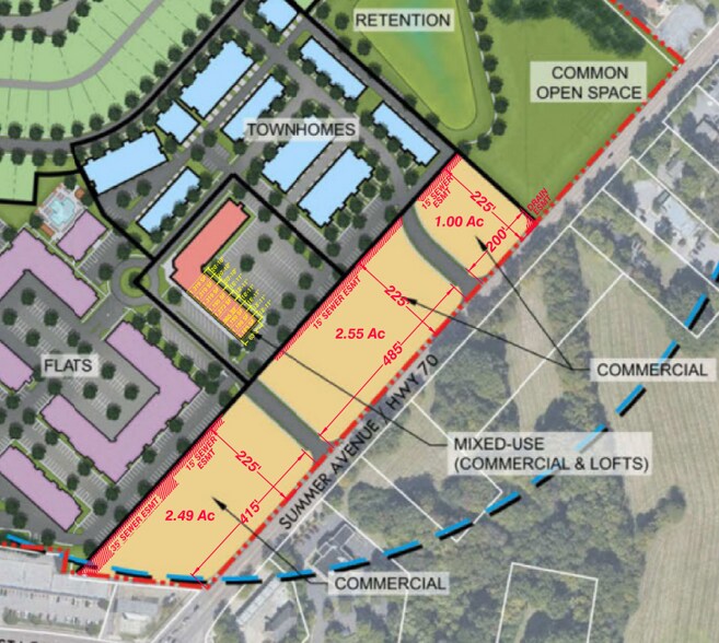 More Photos Of Stage @ Hwy 70, Bartlett Land For Lease