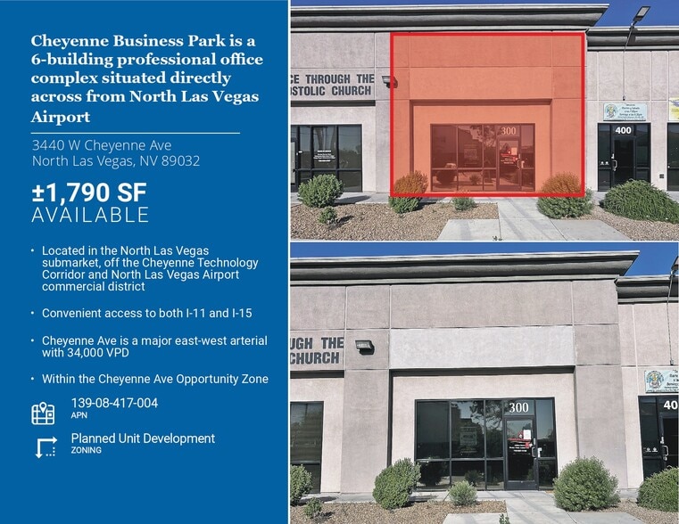 More Photos Of 3440 W Cheyenne Ave, North Las Vegas Medical For Lease
