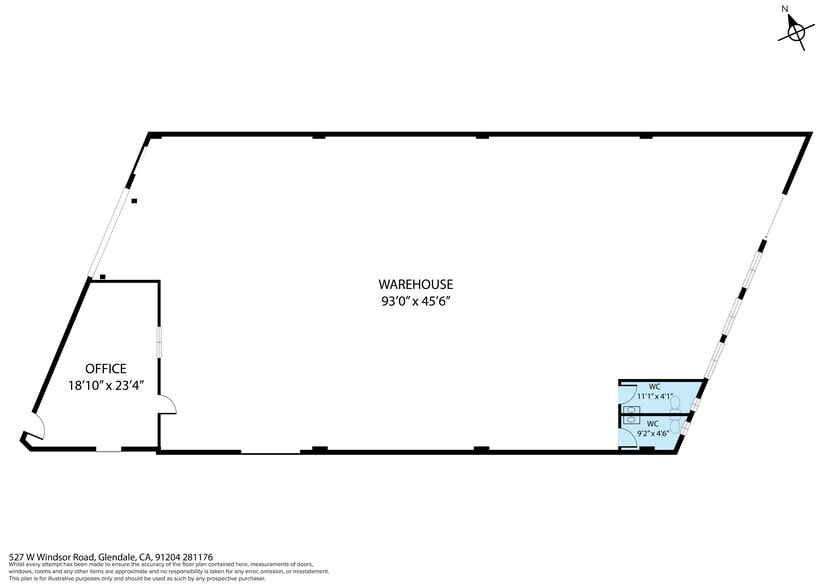 More Photos Of 527-525 W Windsor rd, Glendale Industrial For Sale
