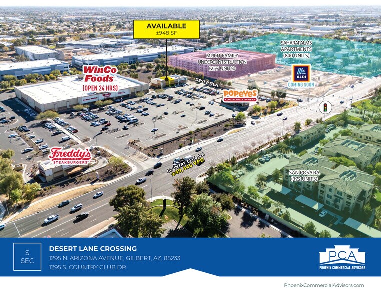 More Photos Of Country Club Dr & Baseline Rd SSEC, Gilbert Storefront Retail Office For Lease