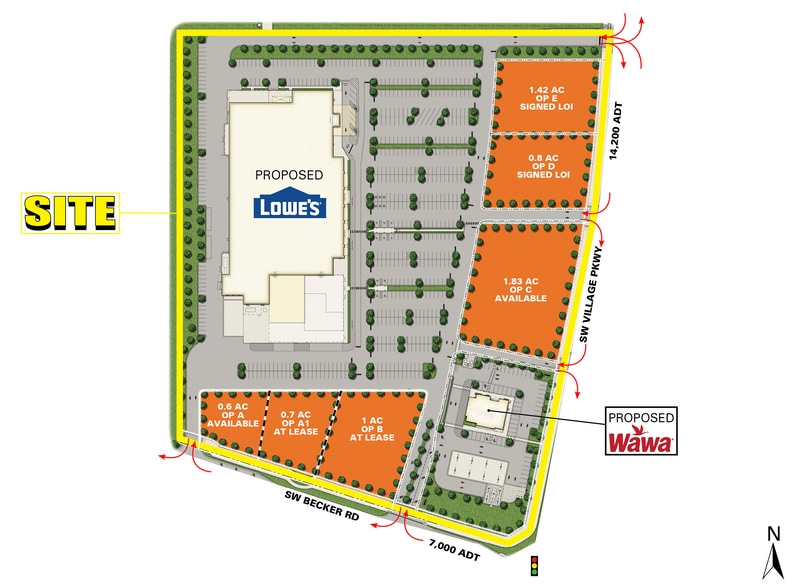 More Photos Of SW Village Pky @ SW Becker Rd, Port Saint Lucie Land For Lease
