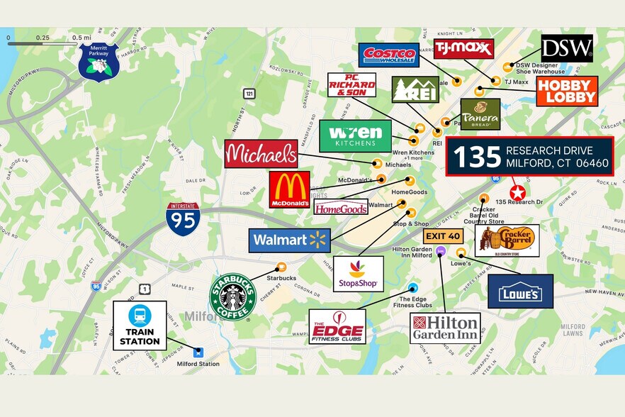 More Photos Of 135 Research Dr, Milford Warehouse For Lease