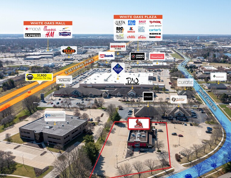 More Photos Of 2100 W White Oaks Dr, Springfield Restaurant For Sale