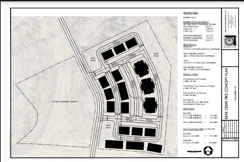 Primary Photo Of Bear Creek Pk @ Patterson Dr, Columbia Land For Sale