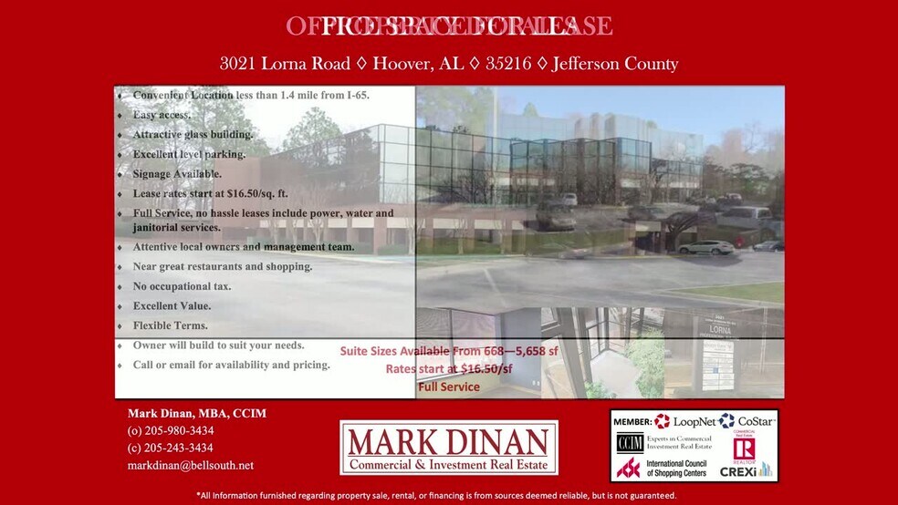 Primary Photo Of 3021 Lorna Rd, Birmingham Medical For Lease