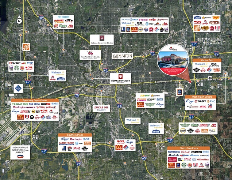 More Photos Of 7345 E Washington St, Indianapolis Restaurant For Sale