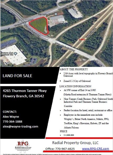 More Photos Of 4265 Thurmon Tanner Pky, Flowery Branch Land For Sale