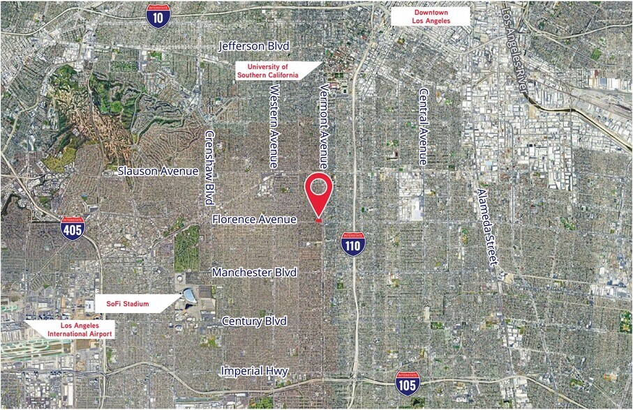 More Photos Of 1021-1025 W Florence Ave, Los Angeles Land For Sale
