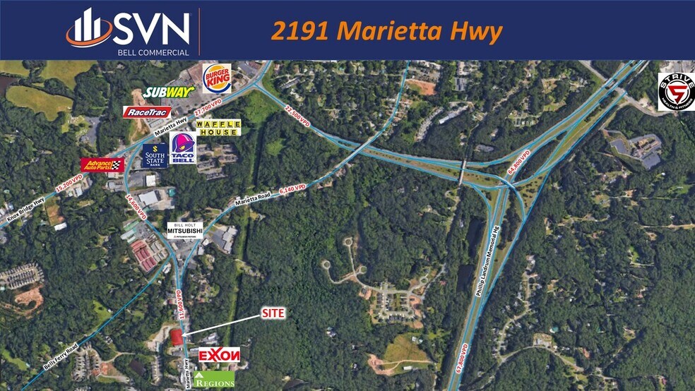 More Photos Of 2530 Marietta Hwy, Canton Unknown For Lease