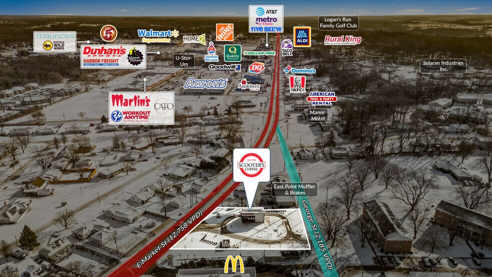 More Photos Of 3225 E Market St, Logansport General Retail For Sale