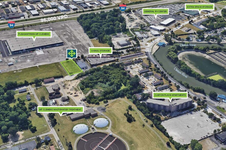 Primary Photo Of 100 Macomb Daily Dr, Mount Clemens Land For Sale