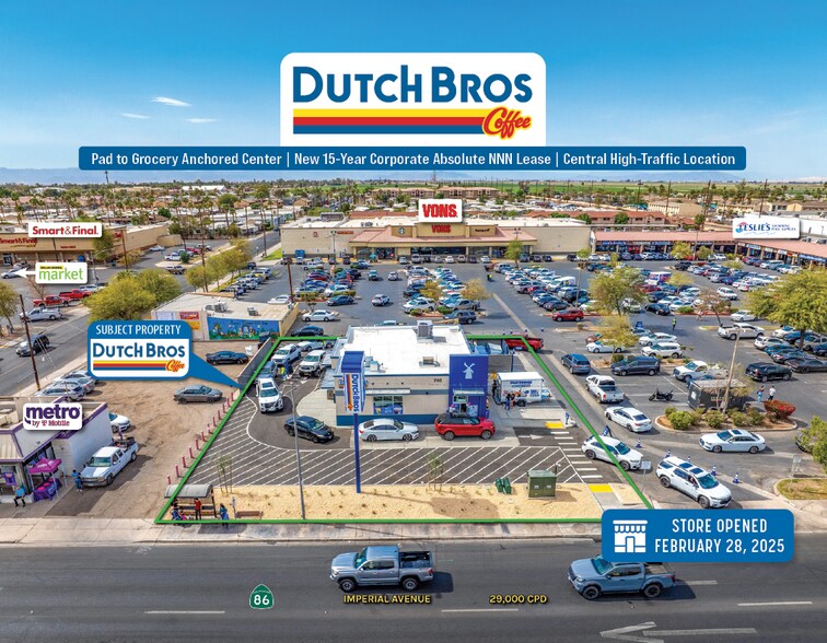 Primary Photo Of 740 N Imperial Ave, El Centro Fast Food For Sale