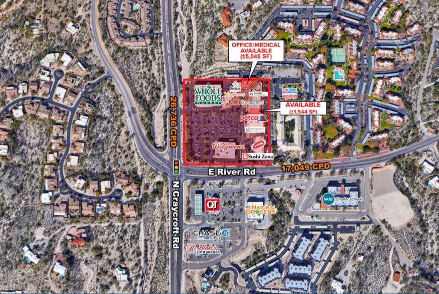 More Photos Of 5555-5635 E River Rd, Tucson Unknown For Lease