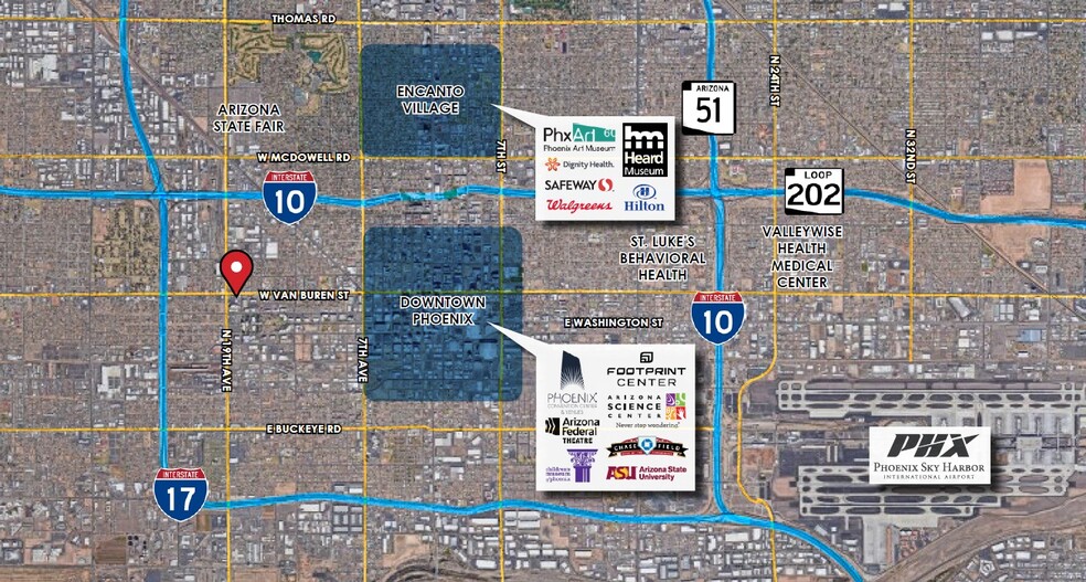 More Photos Of 1805 W Van Buren St, Phoenix Storefront Retail Office For Lease