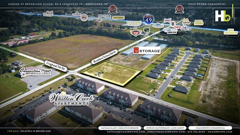 More Photos Of Brookland School Rd. w @ Craighead 741 Rd., Brookland Land For Sale